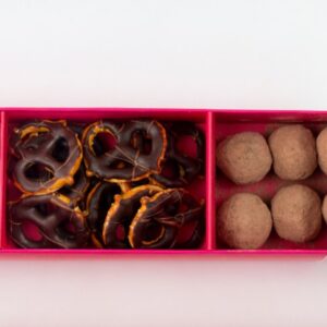 Set rectangular chocolate surtido 3 divisiones
